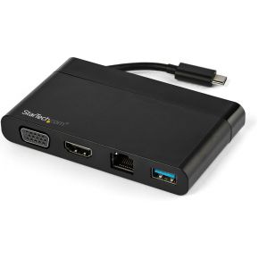 StarTech.com DKT30CHVCM notebook dock & poortreplicator USB 3.0 (3.1 Gen 1) Type-C Zwart