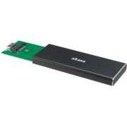 Akasa-USB-3-1-Gen1-aluminium-enclosure-for-M-2-NGFF-SSD-Zwart