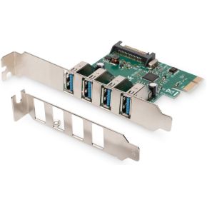 Digitus DS-30221-1 4-port USB 3.0 PCI Express Add-on kaart