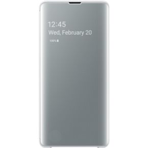 Samsung Clear View Cover Wit Galaxy S10 samsung kopen in de aanbieding