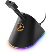 Deltaco Gaming RGB Mouse Bungee, 8 RGB modes, USB-C - Black