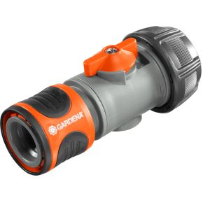 Gardena 943 50 Waterslangkoppeling Grijs Oranje Zilver 1 Stuks gardena kopen in de aanbieding