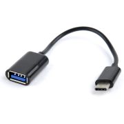 Gembird AB-OTG-CMAF2-01 kabeladapter/verloopstukje USB Type-C USB Type-A Zwart
