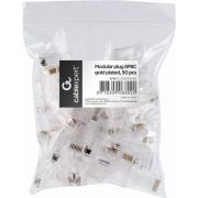 Gembird PLUG3UP6/50 kabel-connector RJ-45 Transparant