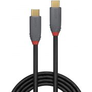 Lindy-36901-USB-kabel-1-m-USB-C-Mannelijk-Zwart-Grijs