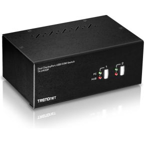 Trendnet TK-240DP KVM-switch Zwart