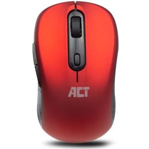 ACT Draadloze , USB nano-ontvanger, 1600 dpi, rood muis