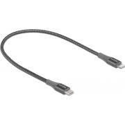 DeLOCK 86630 Lightning-kabel 0,5 m Grijs