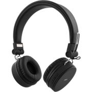 Deltaco HL-BT400 hoofdtelefoon/headset Bedraad en draadloos Hoofdband Oproepen/muziek Bluetooth Zwar