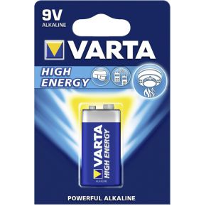 Varta Batterij alkaline LR22 9 V High Energy 1-blister