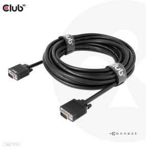 CLUB3D VGA Cable Bidirectional M/M 10m/32.8ft 28AWG