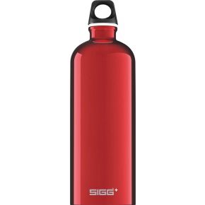 Sigg Drinkfles Alu Traveller 1L Rood sigg kopen in de aanbieding