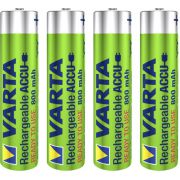 Varta Batterij NiMH AAA/LR03 1.2 V 800 mAh R2U 4-bliste