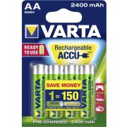 Varta-Batterij-R2U-NiMH-AA-LR6-1-2-V-2400-mAh-4-blister
