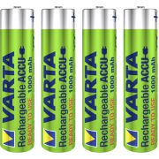 Varta Batterij NiMH AAA/LR03 1.2 V 1000 mAh R2U 4-blist