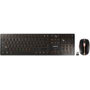 Cherry DW 9000 SLIM Desktopset en Draadloos Zwart toetsenbord en muis