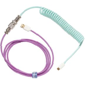 Ducky Premicord Blauw, Violet 1,8 m USB Type-A, USB Type-C
