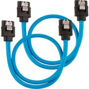 Corsair CC-8900251 SATA-kabel 2 stuks 0,3 m Zwart, Blauw