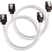 Corsair-CC-8900253-SATA-kabel-2-stuks-0-6m-Zwart-Wit