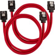 Corsair-CC-8900254-SATA-kabel-2-stuks-0-6-m-Zwart-Rood