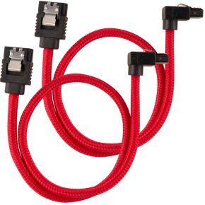 Corsair CC-8900280 SATA-kabel 0,3 m Zwart, Rood