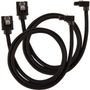 Corsair-CC-8900282-SATA-kabel-2-stuks-0-6m-haaks-Zwart