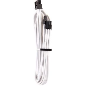 Corsair Premium Individually Sleeved PCIe cable, Type 4 (Generation 4), WHITE