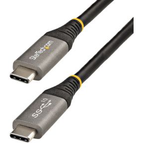 StarTech.com 1m USB C Kabel, 10Gbps, USB-IF Gecertificeerde USB-C Kabel, USB 3.1/3.2 Gen 2 Type-C Ka