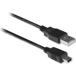 ACT USB 2.0 aansluitkabel A male - B mini male 1,8 meter