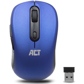 ACT Draadloze , USB nano-ontvanger, 1600 dpi, blauw muis