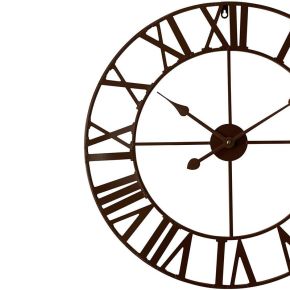 Balance Wandklok 60 Cm Analoog Bruin balance kopen in de aanbieding
