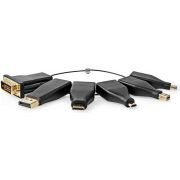 Nedis HDMI©-Adapter | DisplayPort Male / DVI-D 24+1-Pins Male / HDMI© Micro-Connector / HDMI© Mini-C