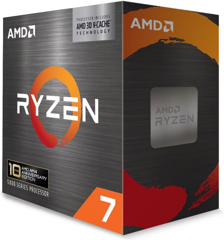 CPU AMD Ryzen7 5800X3D Megekko.nl - AMD Ryzen 7 5800X3D 10th Anniversary Edition processor