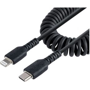 StarTech.com RUSB2CLT50CMBC Lightning-kabel 0,5 m Zwart