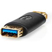 Nedis-USB-Adapter-USB-3-2-Gen-1-USB-A-Female-USB-A-Female-5-Gbps-Verguld-Antraciet-Doos