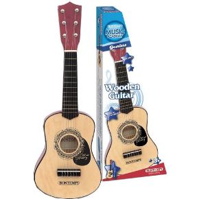 Bontempi Houten Gitaar 6 Snaren bontempi kopen in de aanbieding