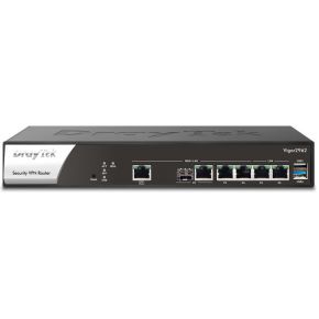 Draytek Vigor 2962F bedrade router 2.5 Gigabit Ethernet Zwart