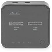 Digitus-DA-71545-notebook-dock-poortreplicator-Bedraad-USB-3-2-Gen-2-3-1-Gen-2-Type-C-Zwart