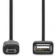 Nedis-USB-Adapter-USB-2-0-USB-Micro-B-Male-USB-A-Female-480-Mbps-0-20-m-Rond-Vernikkeld-PV