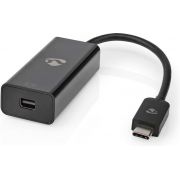 Nedis USB-Adapter | USB 3.2 Gen 1 | USB-C© Male | Mini DisplayPort Female | 0.2 m | Rond | Vernikkeld |