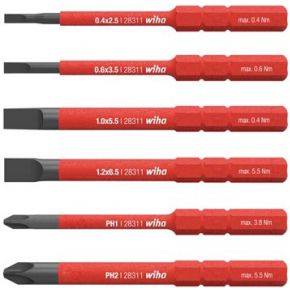 Wiha Bitset Slimbit Electric Sleufkop Phillips 6 Delig In Box 42212 wiha kopen in de aanbieding