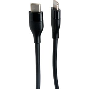 V7 V7USBCLGT-1M USB-kabel USB 2.0 USB C Lightning Zwart