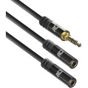 ACT-AC3620-audio-kabel-0-15-m-3-5mm-2-x-3-5mm-Zwart