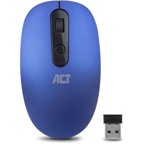 ACT Draadloze , USB nano-ontvanger, 1200 dpi, blauw muis