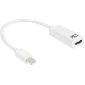 ACT 0,15 meter Mini DisplayPort male naar HDMI-A female adapter