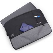 ACT-Urban-laptop-sleeve-15-6-inch-zwart-grijs
