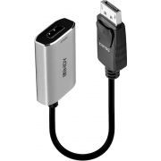 Lindy-41094-video-kabel-adapter-0-11-m-DisplayPort-HDMI-Grijs