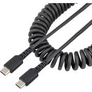 StarTech-com-50cm-USB-C-Laadkabel-Zwart-Robuuste-Fast-Charge-Sync-USB-C-Spiraalkabel-USB-2-0-Ty