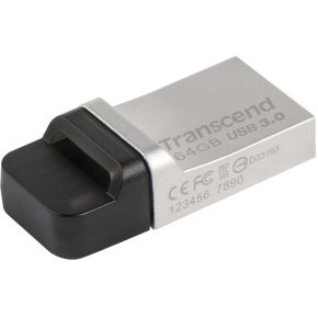Transcend Jetflash880 64Gb Dual Usb 30 Micro Otg Silver transcend kopen in de aanbieding Transcend Jetflash880 64Gb Dual Usb 30 Micro Otg Silver transcend kopen in de aanbieding