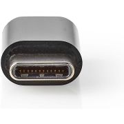 Nedis-Adapter-USB-2-0-Type-C-male-Micro-B-female-Zwart